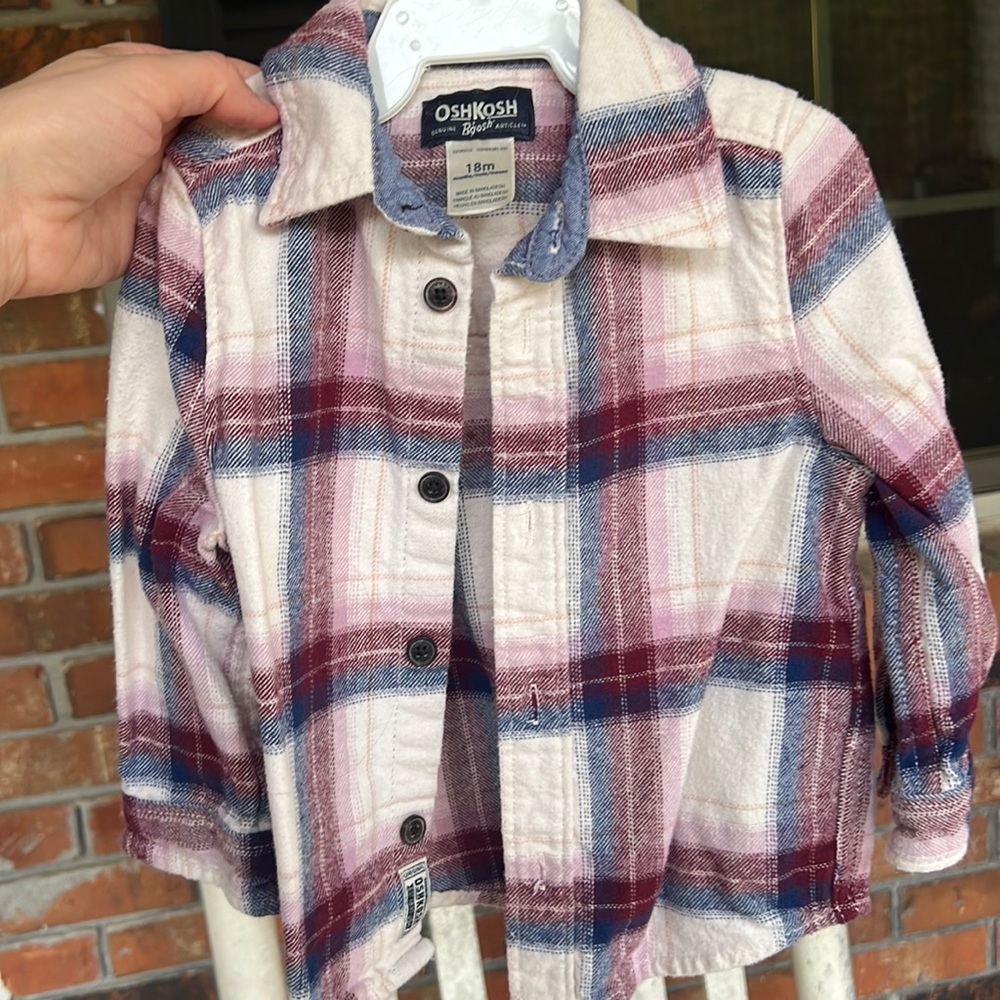 Plaid button Down
